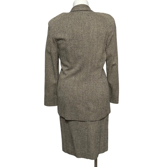 Dana Buchman Tweed Blazer + Skirt Set | Vintage Co-ord - Picture 5 of 7